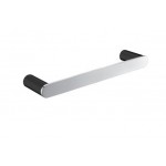 Esperia Black & Chrome Solid Brass Towel Ring 300mm Esperia Black & Chrome Solid Brass Towel Ring 300mm